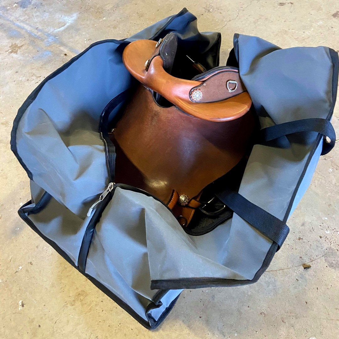 Barrel Racing Saddle Bag Canvas