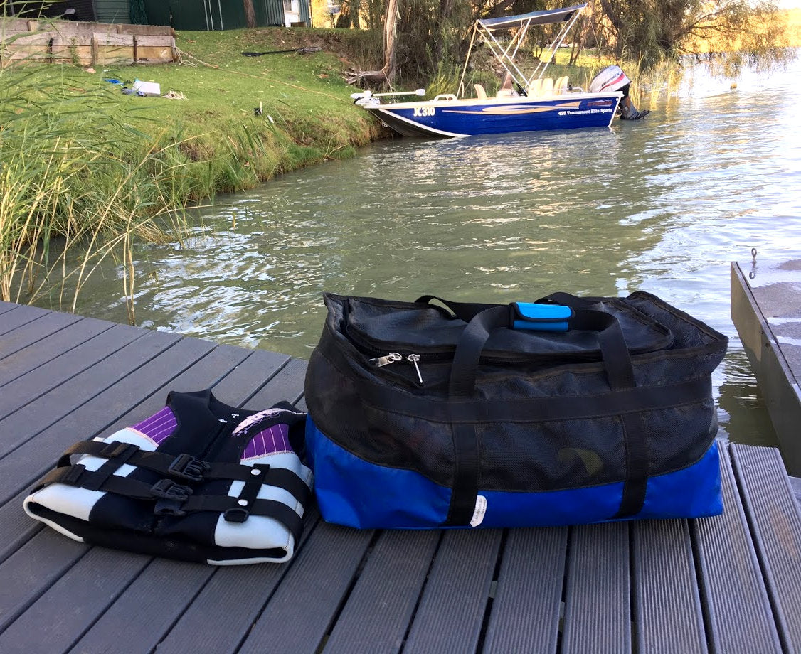 Waterski equipment and life jacket storage bag