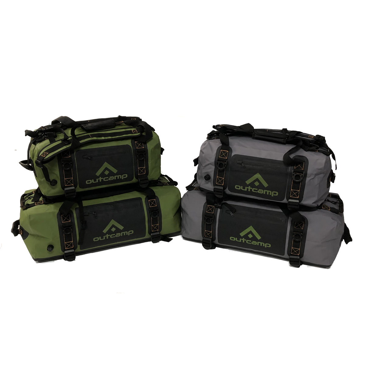 Outcamp waterproof duffel bag and backpack