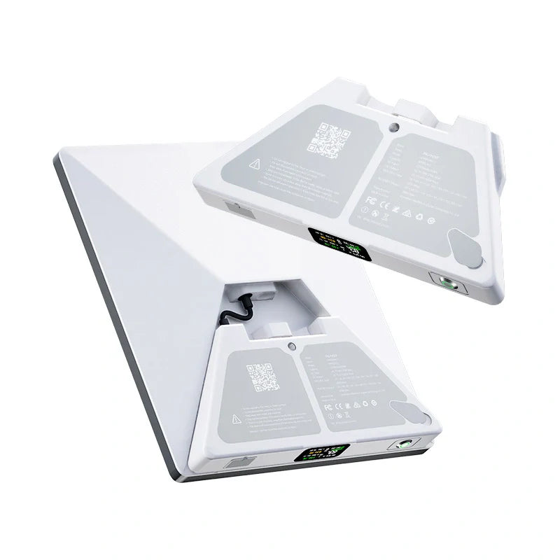 PeakDo LinkPower 2 power bank attached to Starlink Mini for off-grid satellite internet power