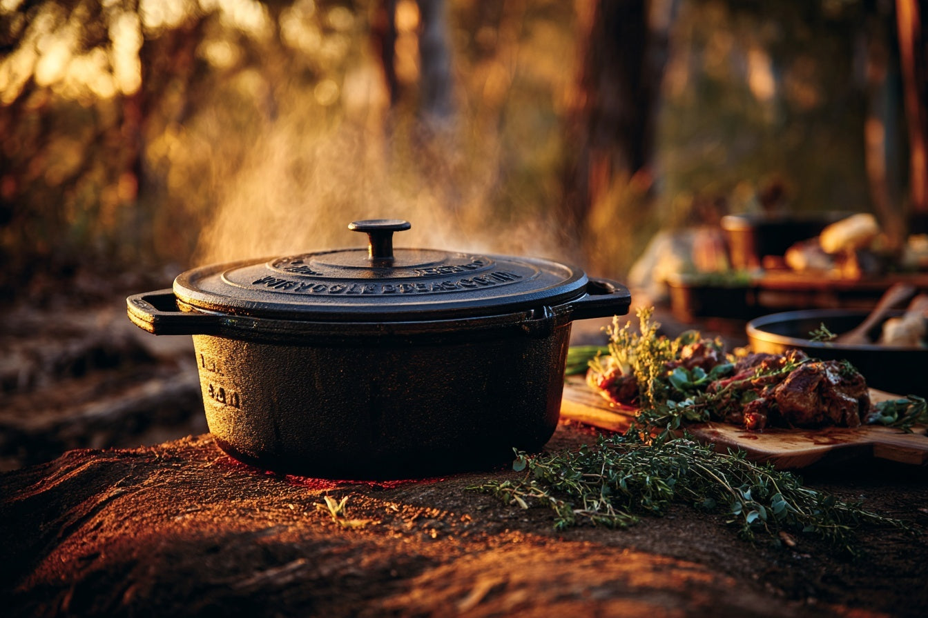 Moroccan-Spiced Camp Oven Lamb Shoulder | Outcamp