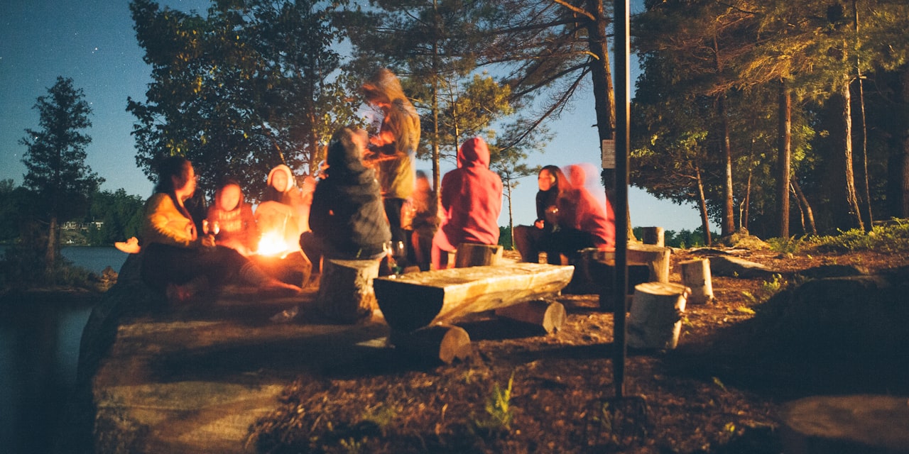 Caravan parked in remote Australian outback — Starlink Mini mounting solutions for caravanners