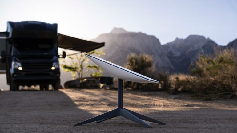 Starlink roam for camping and caravanning