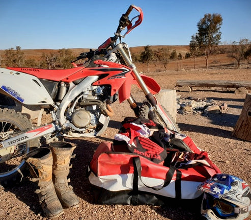 Motorcycle racing motocross gear bags