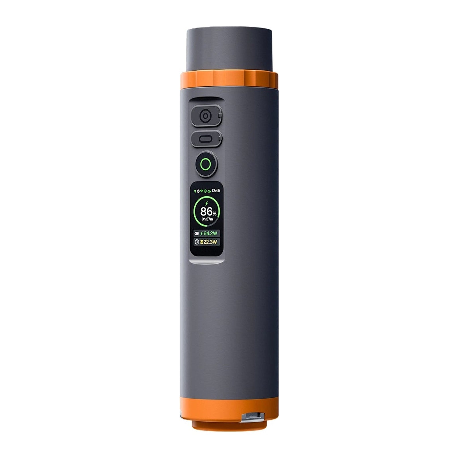 PeakDo LinkPower Pod 1 battery with Starlink Mini mounted on top and the built-in tripod deployed
