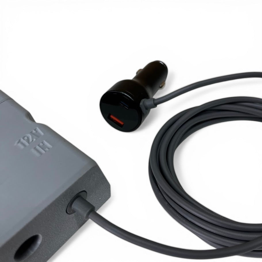 Remote control power supply packaging and included accessories