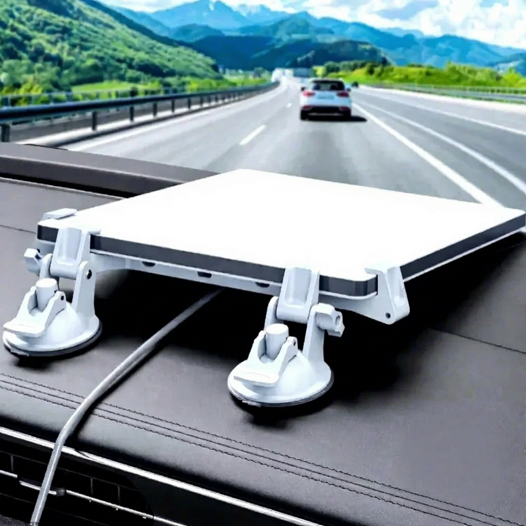 Starlink Mini suction cup dashboard and windshield mount by Outcamp