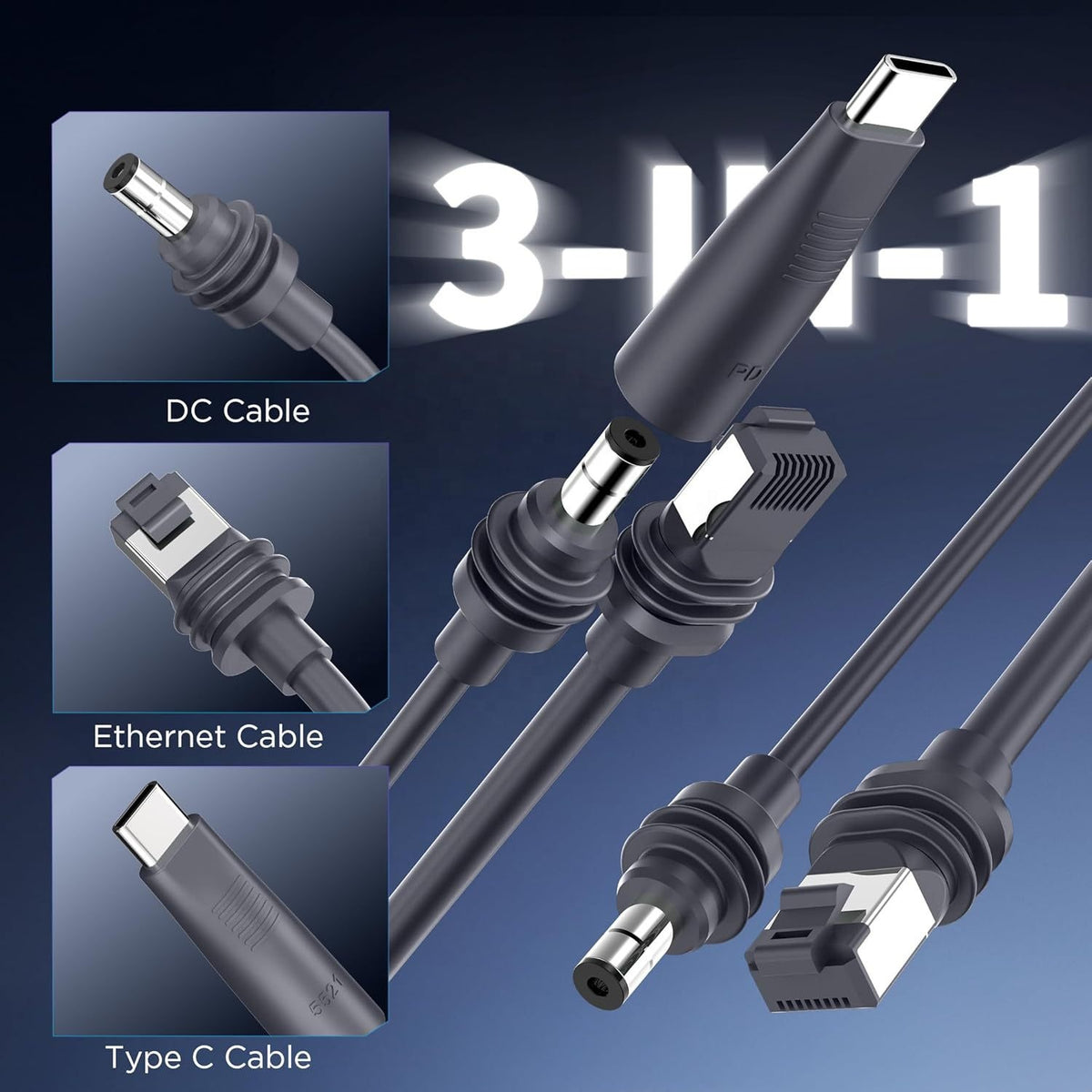 Waterproof RJ45 Ethernet connector for Starlink Mini wired networking