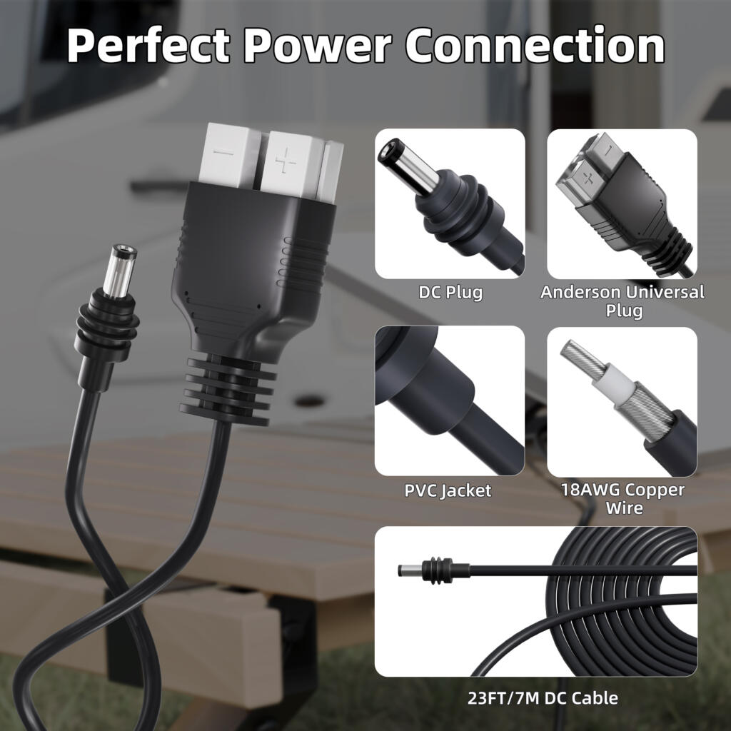 Starlink Mini 12V/24V DC to 30V power conversion cable with anderson plug