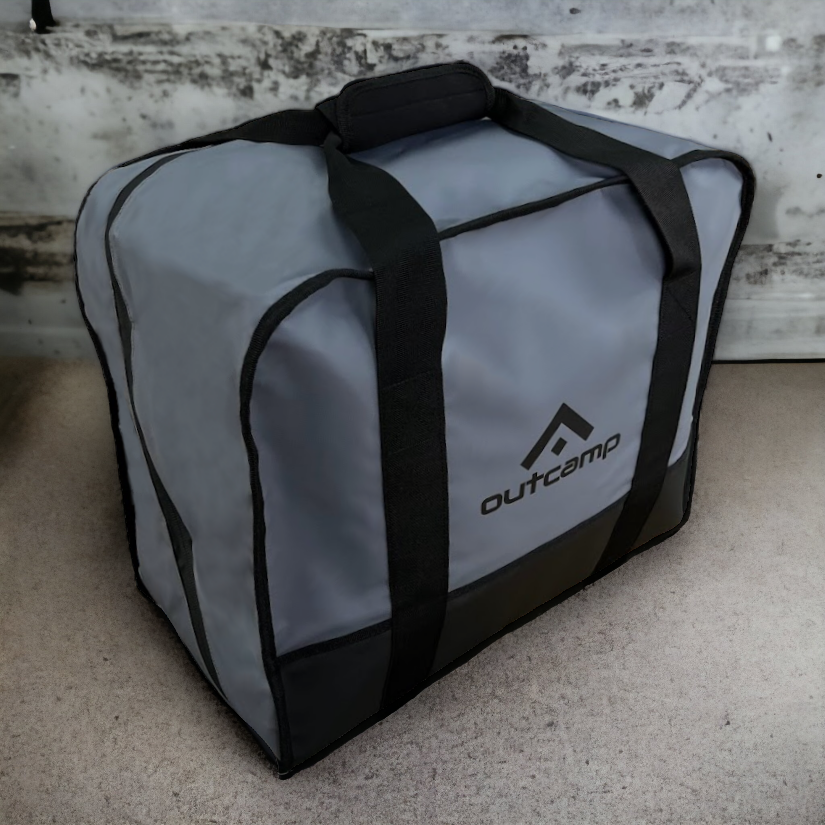 Inverter generator bag with wide webbing handles