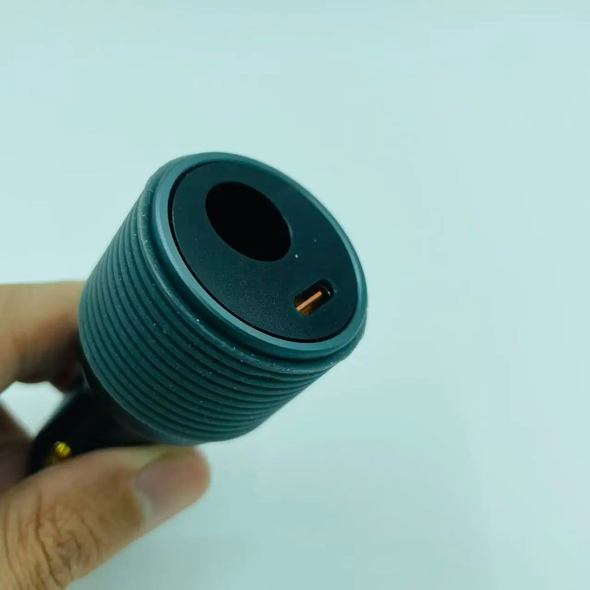 Starlink Mini 2-in-1 car adapter ports close-up