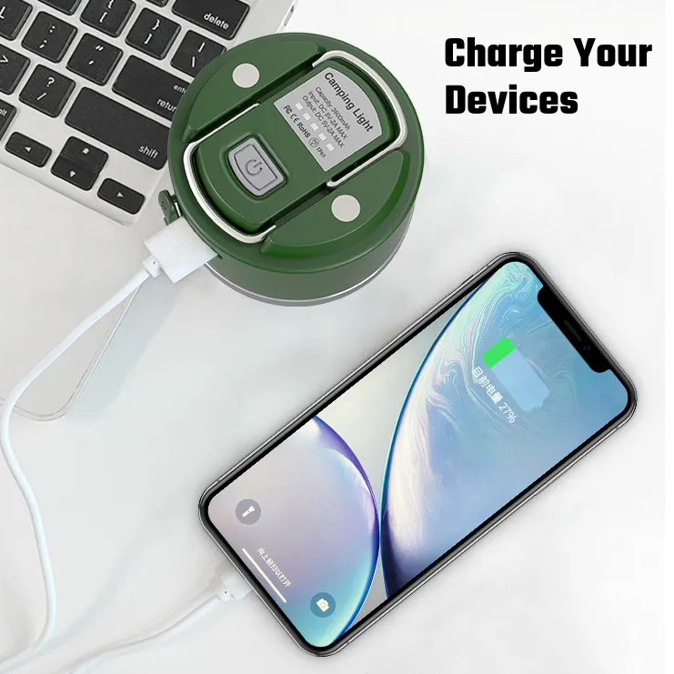 Charge your phone with LED Light using USB cable