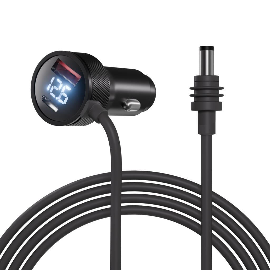 Starlink Mini 20V boosted car charger with dual USB ports