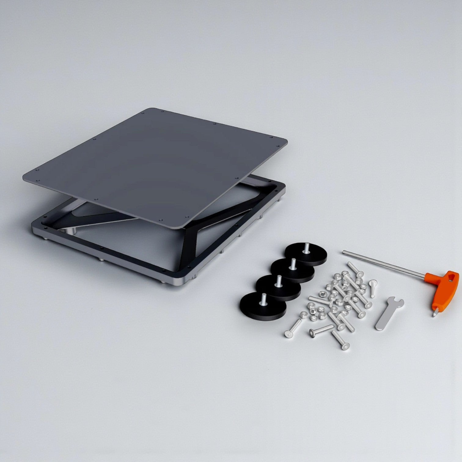 Outcamp Starlink Mini MagLock Pro magnetic roof mount on white background