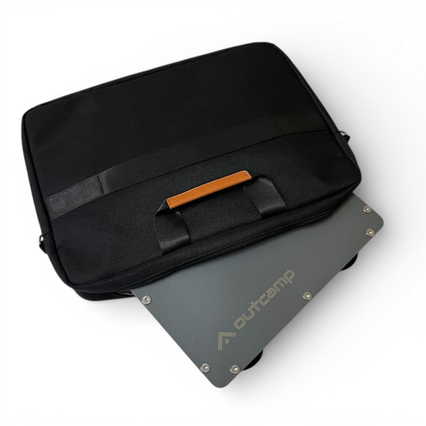 MagLock Pro soft padded carry bag open showing internal pockets