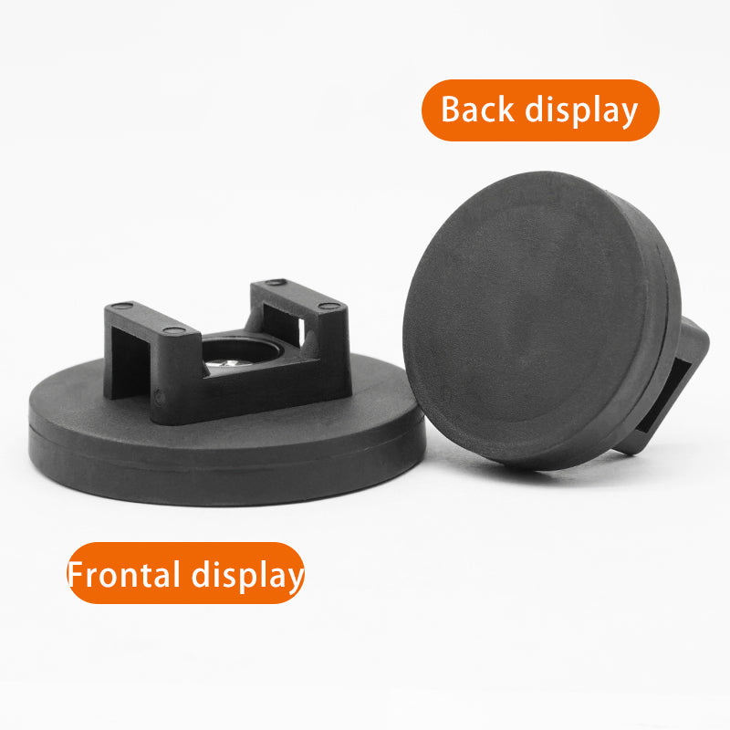 Set of 4 Outcamp magnets shown in 22mm 31mm and 43mm sizes