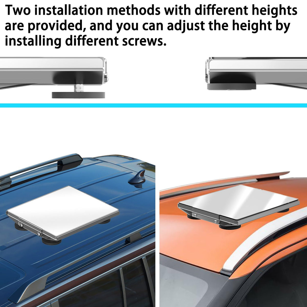 Alloy magnetic mount for Starlink Mini dish