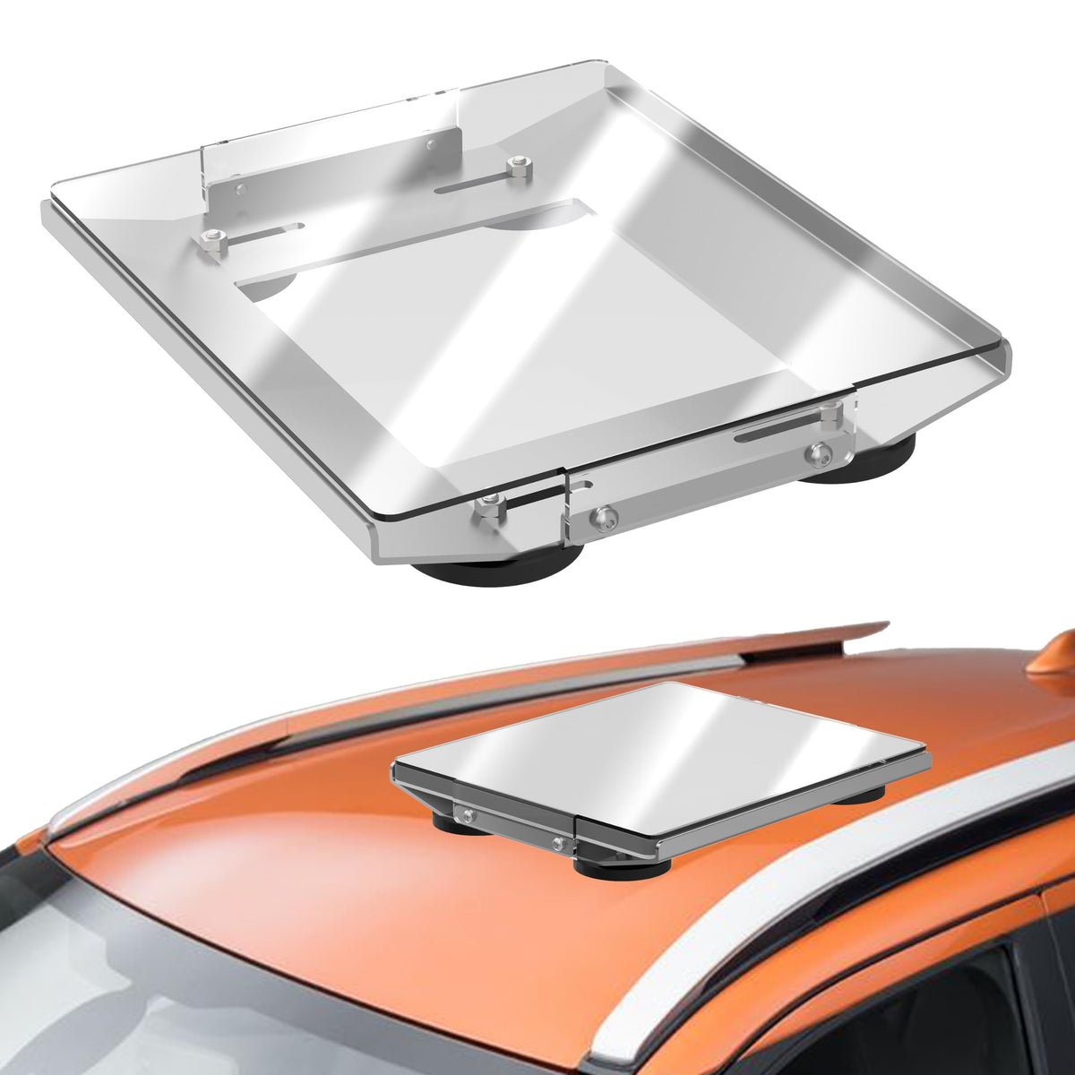 Lightweight alloy Starlink Mini magnetic mount design