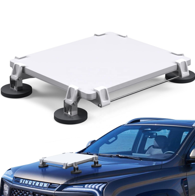 Starlink Mini magnetic mount on vehicle roof