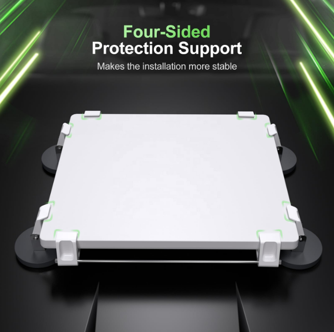 Starlink Mini magnetic mount on vehicle roof