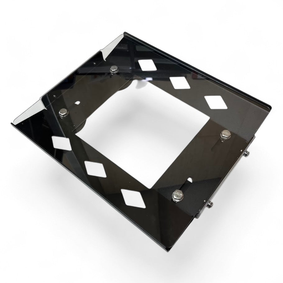 Black Outcamp alloy magnetic mount for Starlink Mini product shot