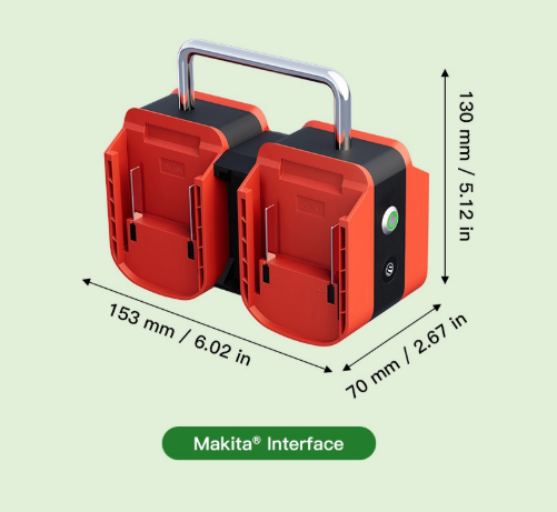 Makita 18V Starlink Mini power dock for off-grid travel
