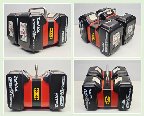 Starlink Mini camping power solution Makita battery system