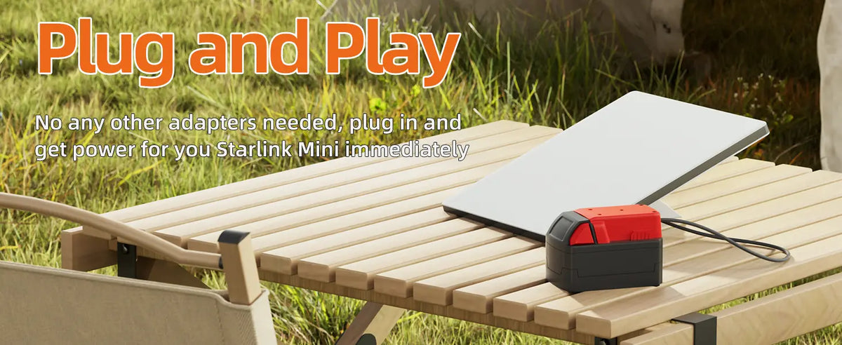 Outcamp Milwaukee 18V Starlink Mini power adapter accessory