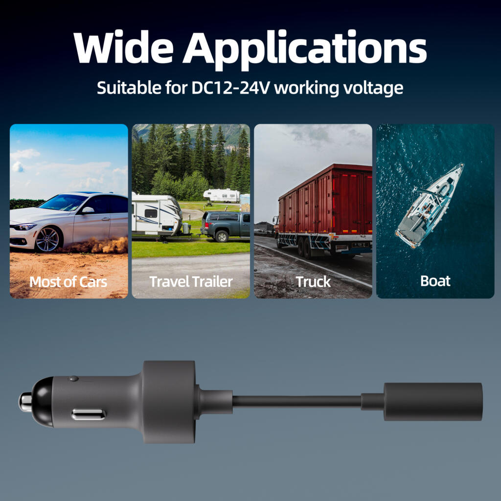 Car charger adapter for Starlink Mini