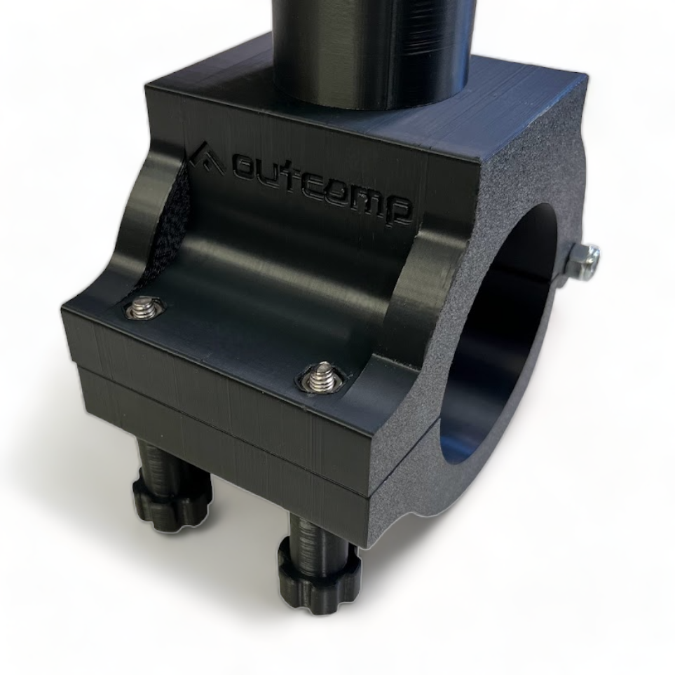 Starlink Gen 2 bull bar mount adjustable clamp on vehicle by Outcamp