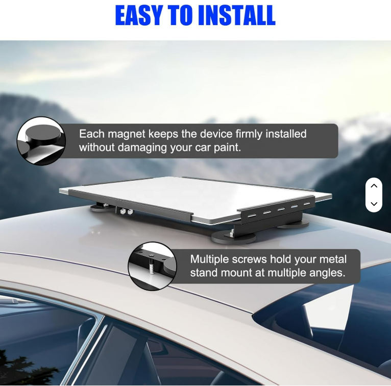 In-motion Starlink Gen 3 roof mount for caravans and 4WDs