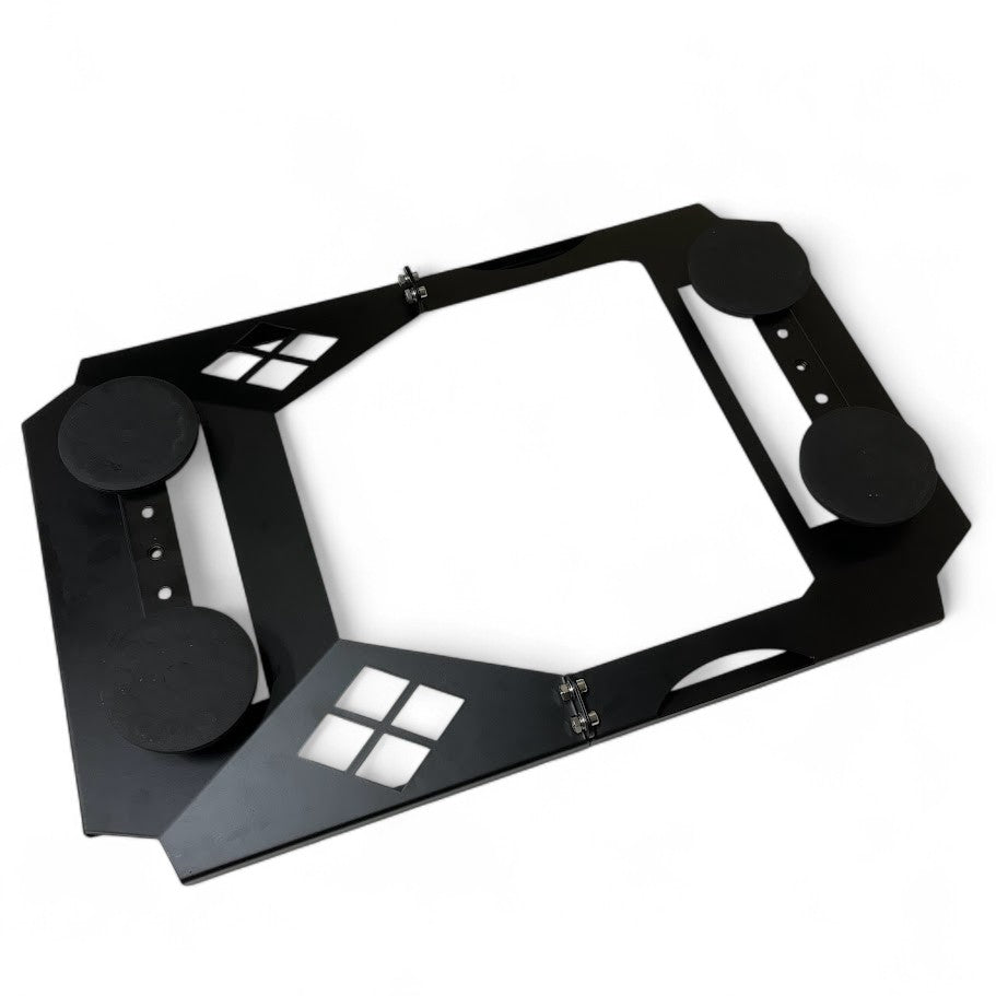 Starlink Mini roof rack mount with strong magnets for use in motion