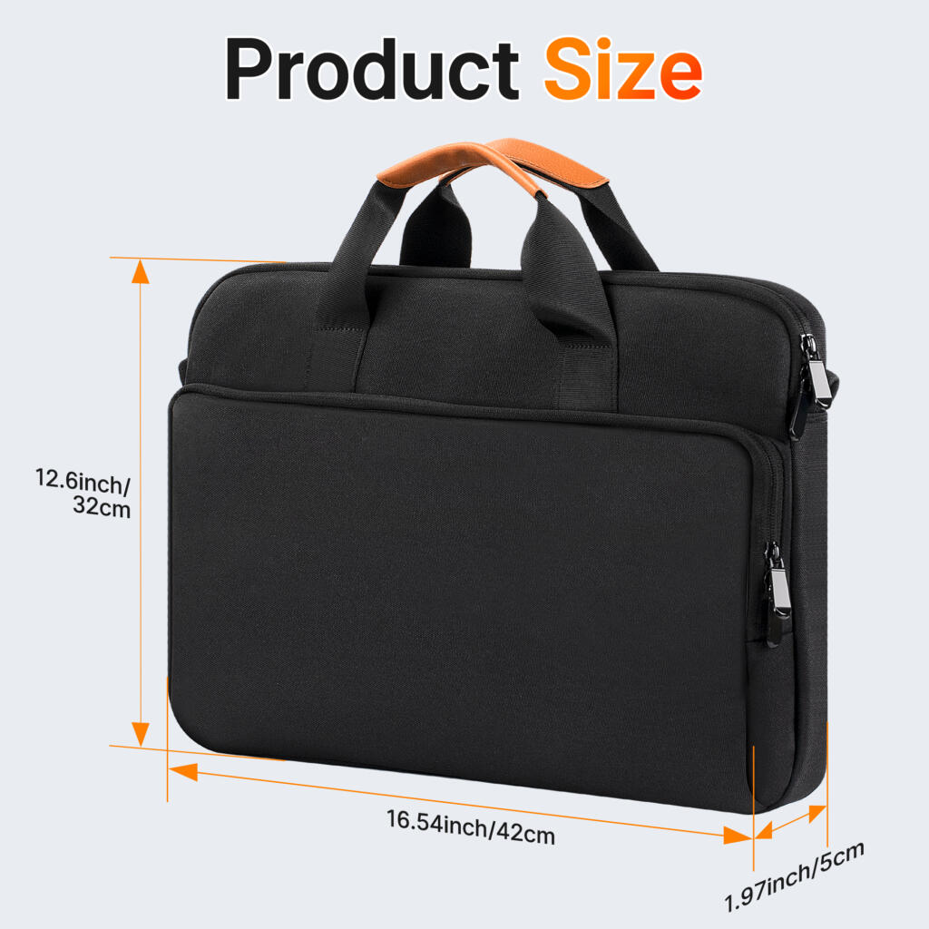 A black Starlink Mini carry bag with compartments for storage, shown both empty and with contents, alongside its closed and standing version.