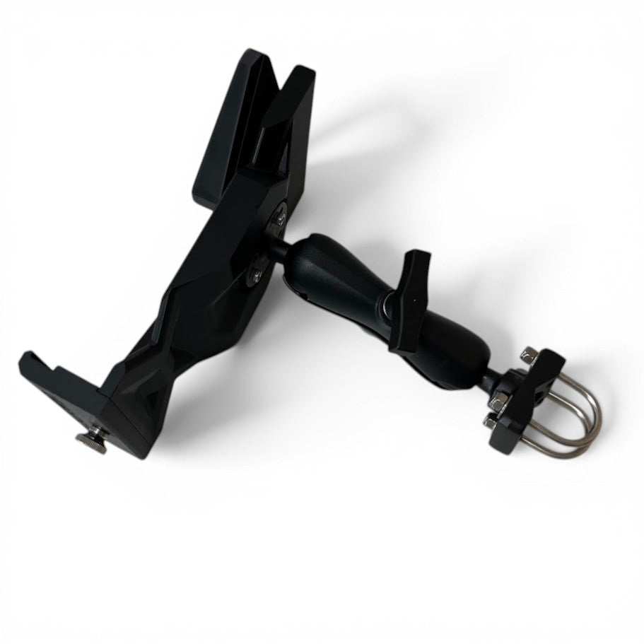 Starlink Mini mount tough claw clamp close-up showing glass-filled nylon construction