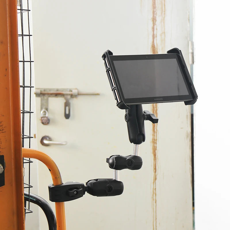 1.5 inch ball double ball adapter mounted on equipment showing real-world application