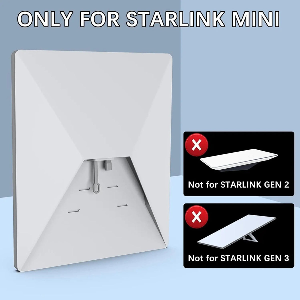 Outcamp.com.au grey silicone cable plug protection kit installed on a Starlink Mini satellite dish port