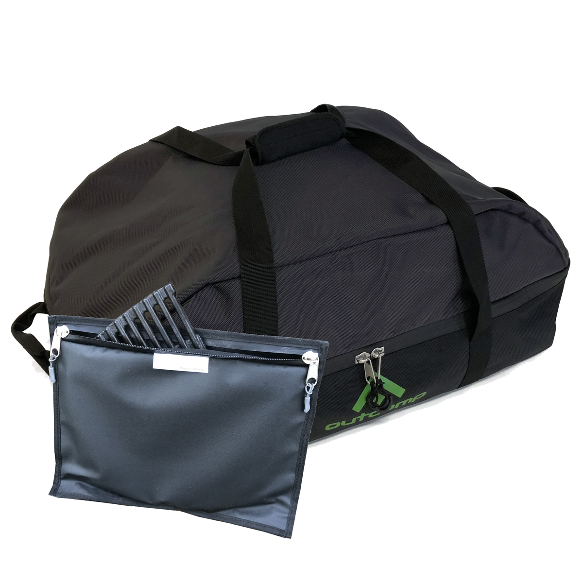 BBQ carry bag with optional BBQ plate storage