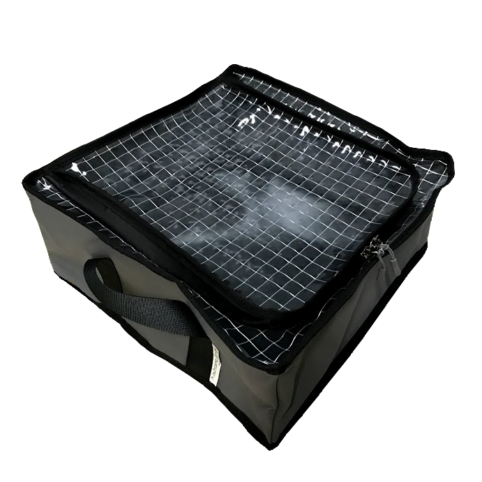 Reinforced clear top drawer bag