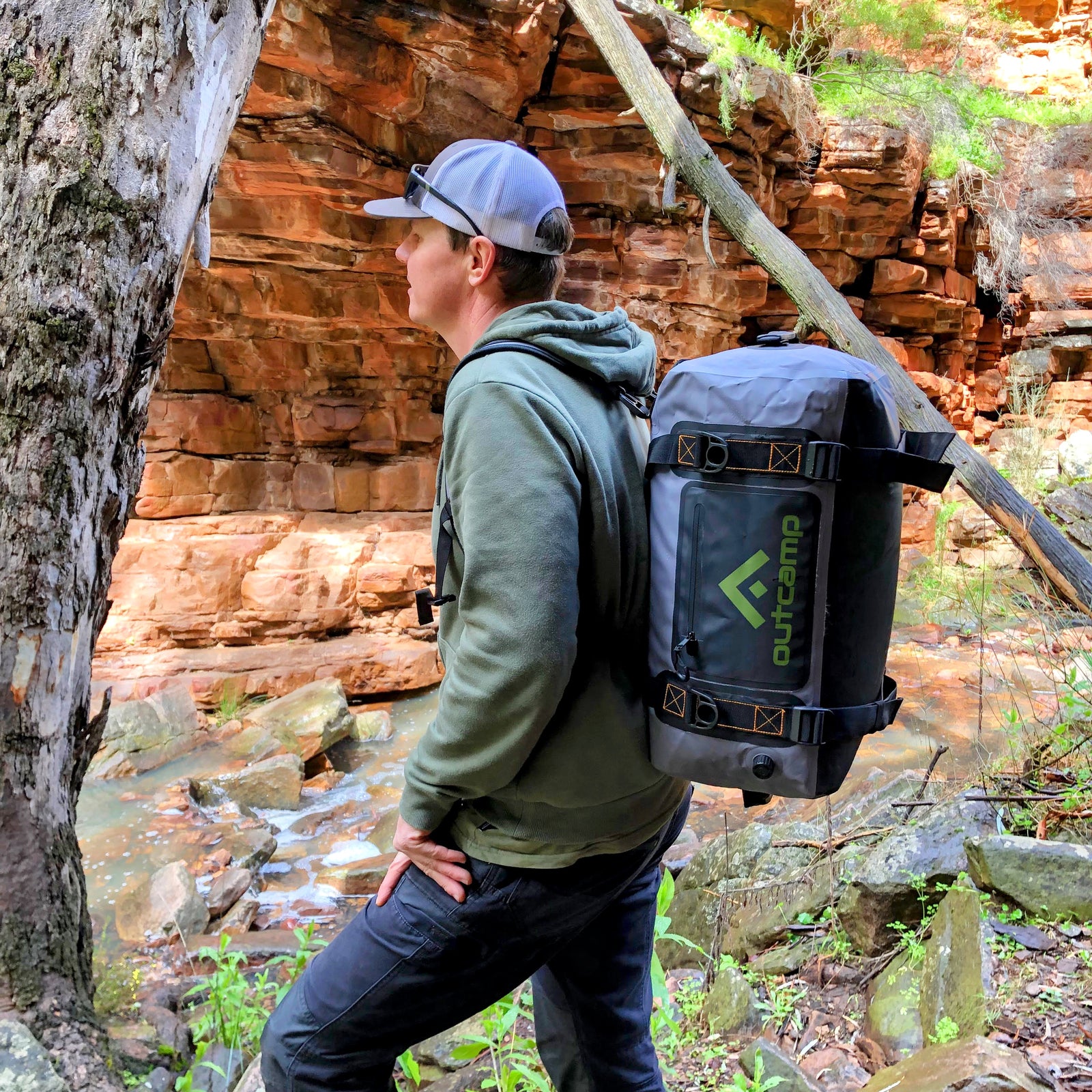 45 litre waterproof camping bag