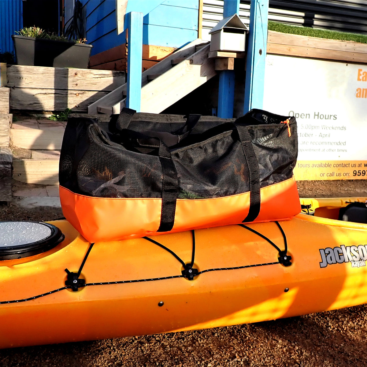 Kayak gear and equipment carry bag