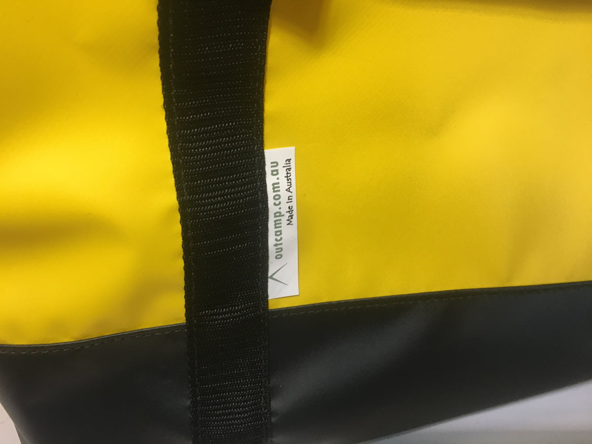 Yellow sports club team bag custom made
