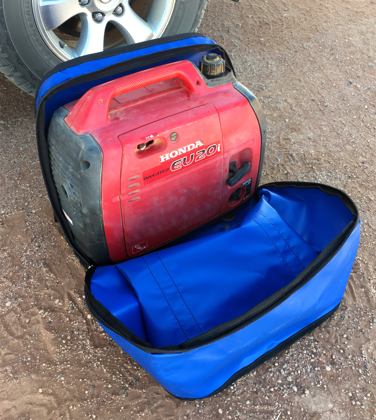 camping and caravan generator carry bag